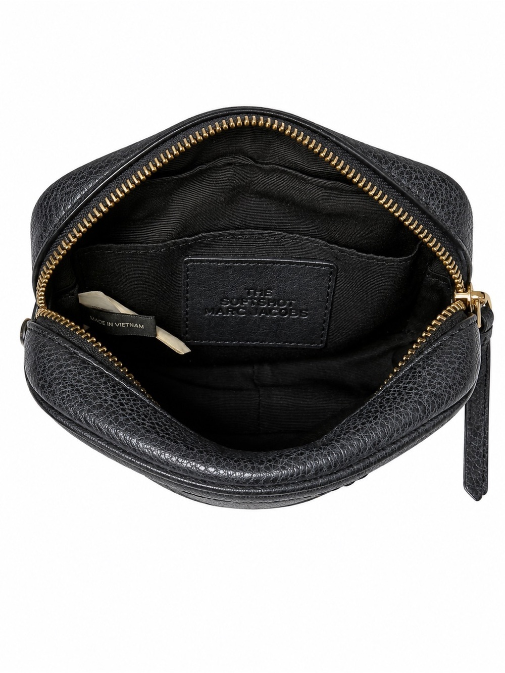 Marc Jacobs The Sure Shot Black Pebbled Leather Crossbody Camera Bag**minor flaw - Picture 3 of 7